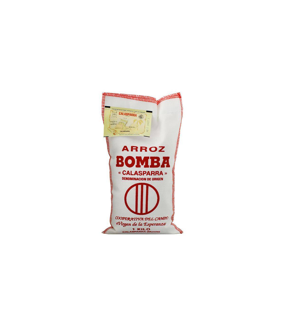 Bomba Rice Arroz Bomba D.O. Calasparra 1kg Virgen de la Esperanza